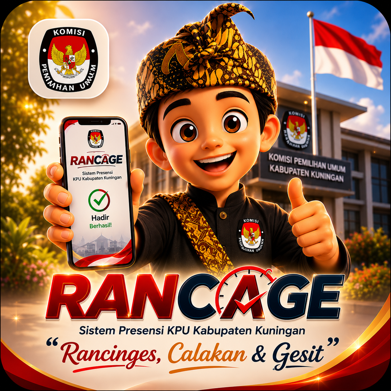 Maskot RANCAGE